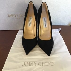 Jimmy Choo Suede Anouk 120 Pump
